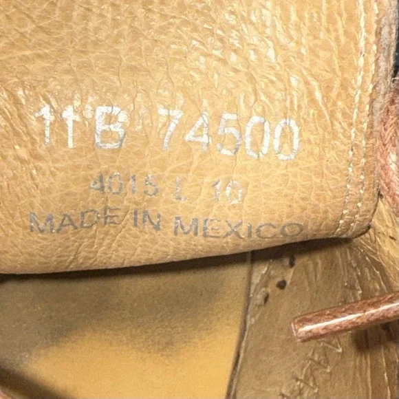 Frye Leather Oxford Maggie Perforated Wingtip Women's Size 11B Brown - Picture 10 of 11